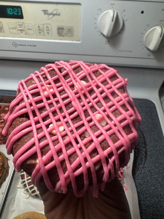 Red Velvet w/ Pink Cream Cheese